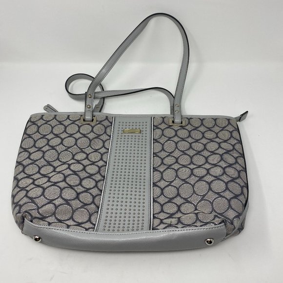 Nine West Tote Bag Silver and Gray - Picture 4 of 16